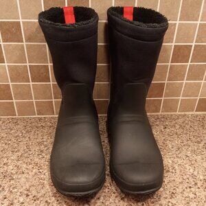 Hunter Original Insulated Roll Top size womens US 11, UK 9, EU 43 Sherpa Boots,